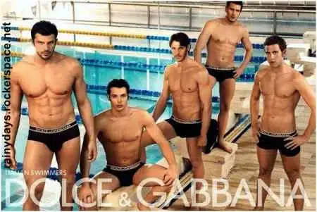 nadadores italianos gostosos Dolce & Gabbana