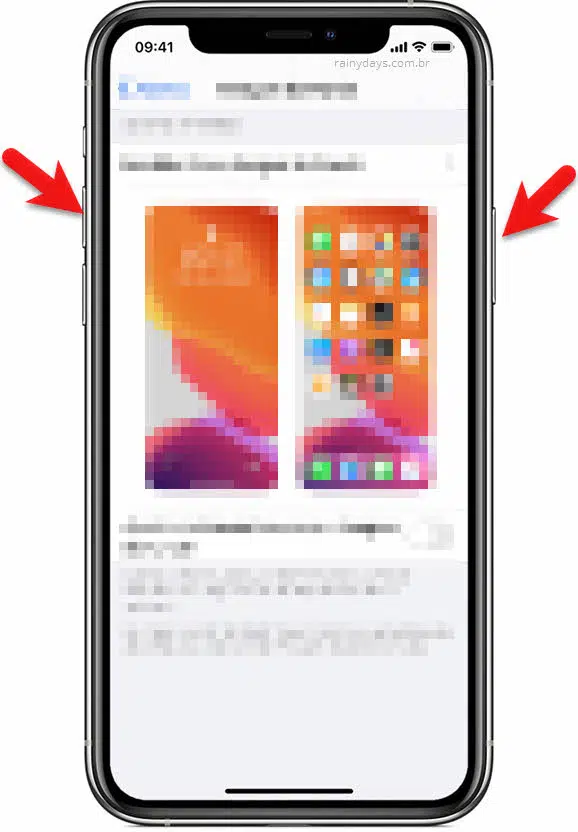 Como tirar fotos da tela do iPhone printscreen