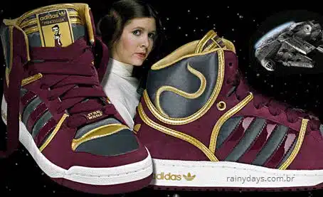 Tênis Star Wars da Adidas Princesa Leia