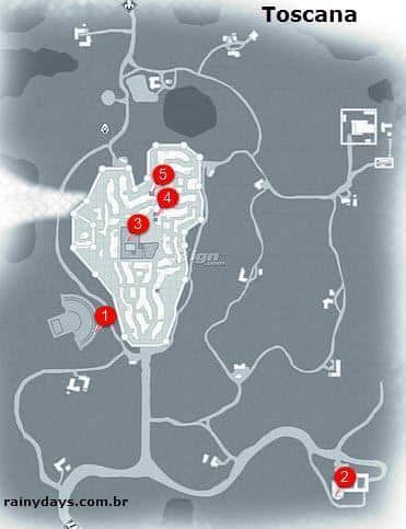 Mapas do game Assassin's Creed II (3)
