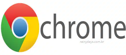 Logo do Chrome, atalhos do teclado e mouse para o Chrome Windows