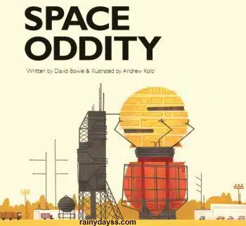 Disco Space Oddity do David Bowie como Livro Infantil