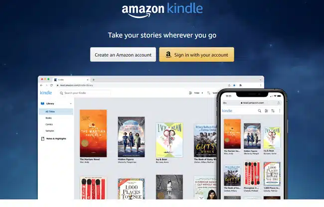 Kindle Cloud Reader leitor do Kindle