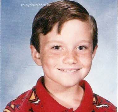 Fotos dos atores de Glee quando criança Chris Colfer