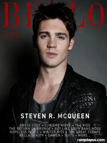 Steven McQueen Vampire Diaries Revista Bello