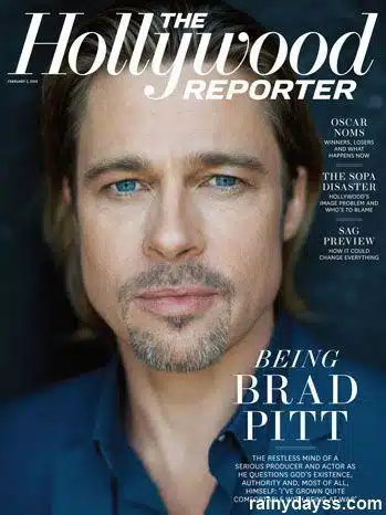 Brad Pitt capa da The Hollywood Reporter
