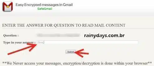 Enviar Email Criptografado pelo Gmail 2