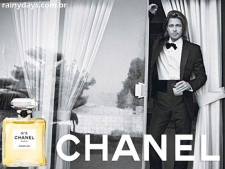 Propaganda do Chanel N°5 com Brad Pitt