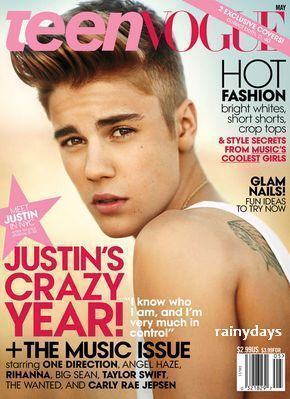 Justin Bieber capa Teen Vogue maio 2013