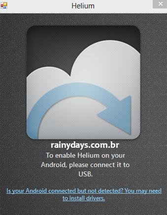 Backup de aplicativos do Android com Helium