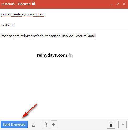 Criptografar Emails do Gmail com SecureGmail 2
