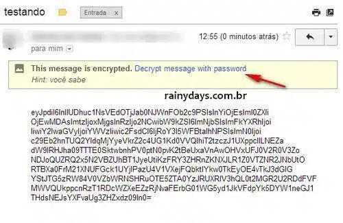 Criptografar Emails do Gmail com SecureGmail 4