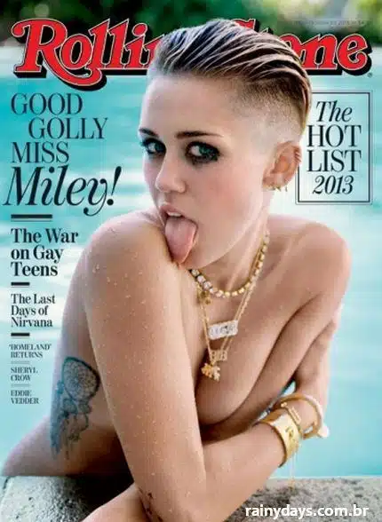 Miley Cyrus de Topless na Rolling Stone