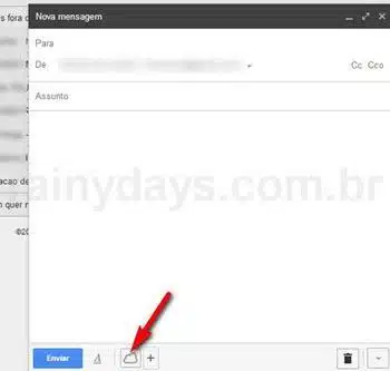 Botão no Gmail para anexar Dropbox 