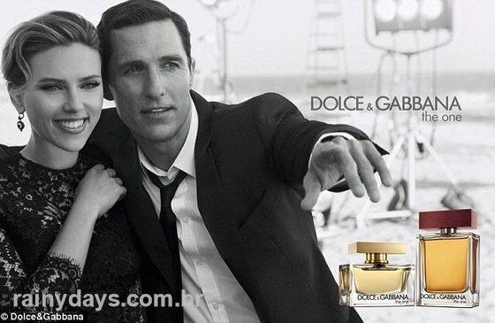 Dolce&Gabbana The One com Scarlett Johansson e Matthew McConaughey