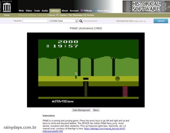 Jogos Clássicos do Atari no Navegador com Internet Archive