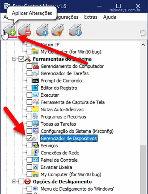 Como adicionar comandos no menu de contexto do Windows