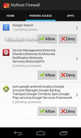 Controlar Qual Aplicativo do Android Acessa Internet
