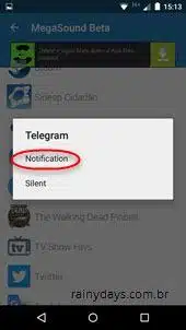 Customizar som das notificações do Android 6