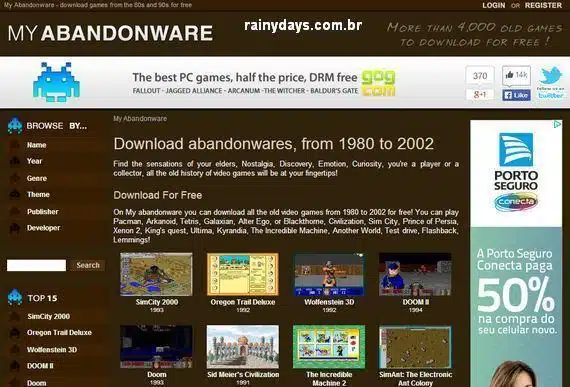 Download Jogos Antigos Abandonware