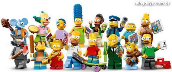 Bonecos Individuais dos Simpsons em LEGO