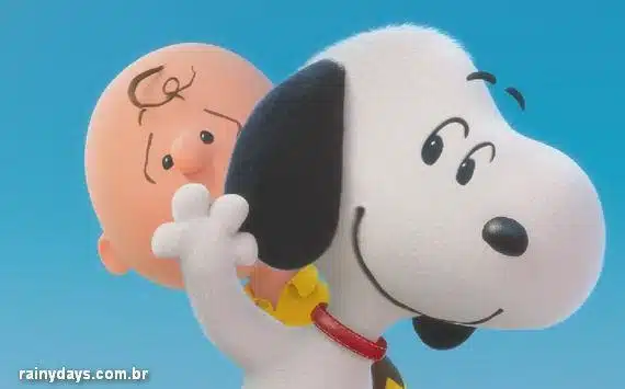 Snoopy e Charlie Brown no Trailer de Peanuts