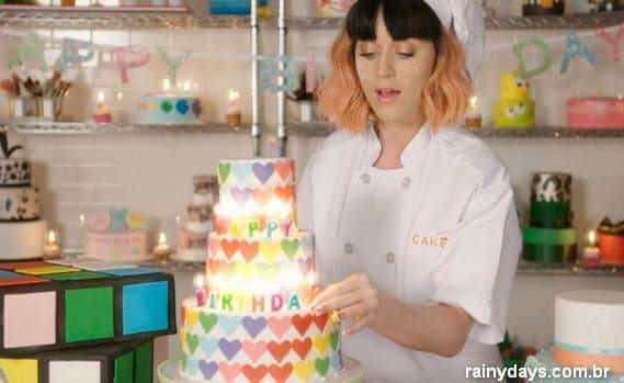 Vídeo Letra de Birthday da Katy Perry