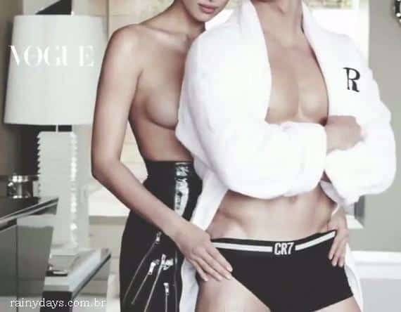 Cristiano Ronaldo e Irina na Vogue Espanha