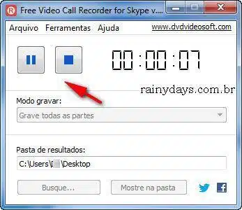 Como Gravar Conversa com Vídeo no Skype