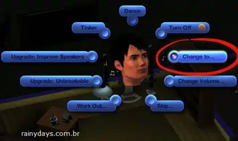 Mudar música The Sims 3 para música própria