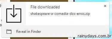 Receber Notificações de Download Completo no Chrome