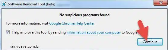 Ferramenta do Google para Limpar o Chrome