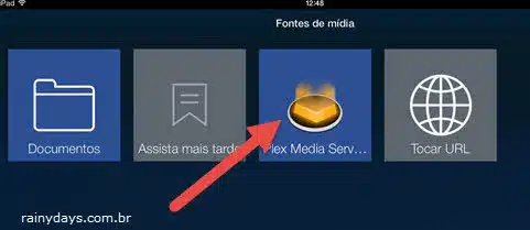 Plex Media Server no MCPlayer HD iPad