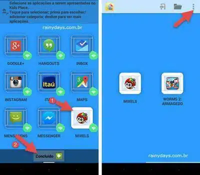 Configurar Android para criança usar 3