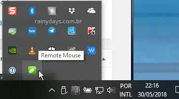 ícone Remote Mouse no Windows