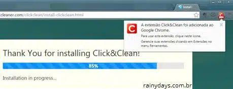 Gerenciar e limpar dados do navegador com Click&Clean