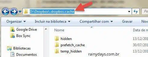 Como limpar cache do Dropbox no Windows 2