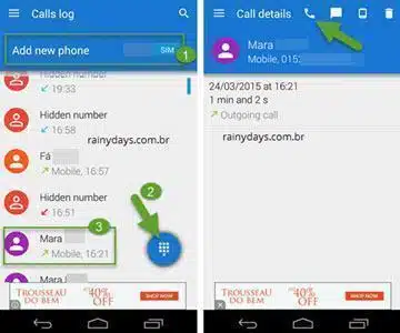 salvar ligações e SMS do Android 4