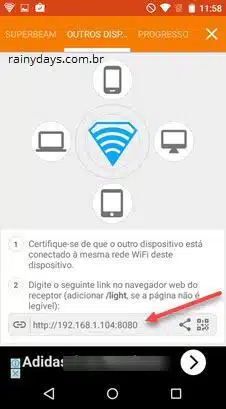 Transferir arquivos pelo wifi direct no Moto X (1)