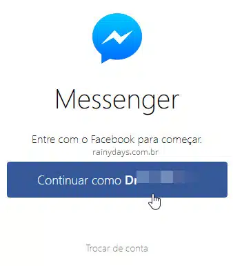 Messenger web login