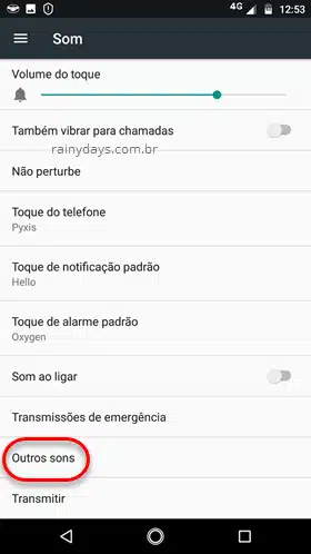 Som Outros Sons Android
