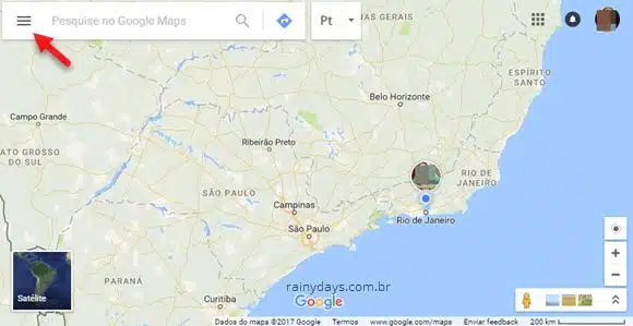 Fotos das pessoas ao compartilhar local em tempo real no Google Maps