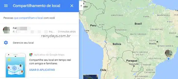 Como compartilhar localização em tempo real no Google Maps
