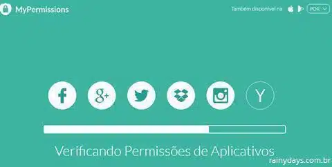 Verificar permissões de aplicativos com MyPermissions