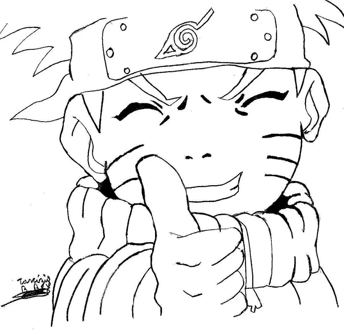 Desenhos para colorir do Naruto