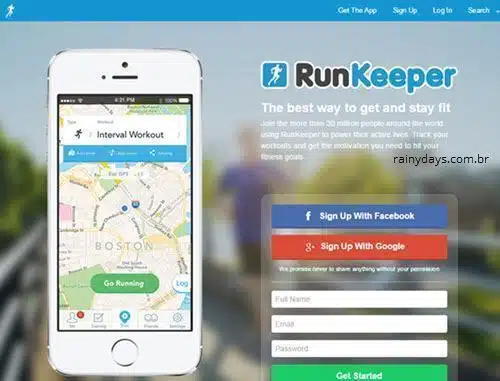 Excluir Conta do RunKeeper