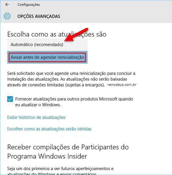 Bloquear Instalação Automática de Atualização (Windows 10)