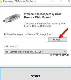 Como criar disco de recuperação do Kaspersky 3