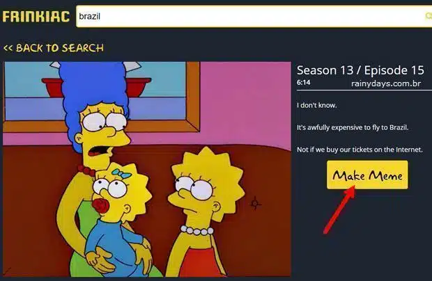 Busca por capturas de tela dos Simpsons 2