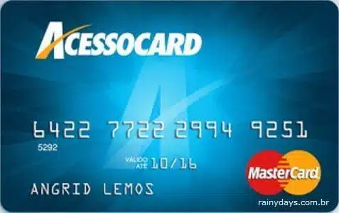 cancelar cartão AcessoCard